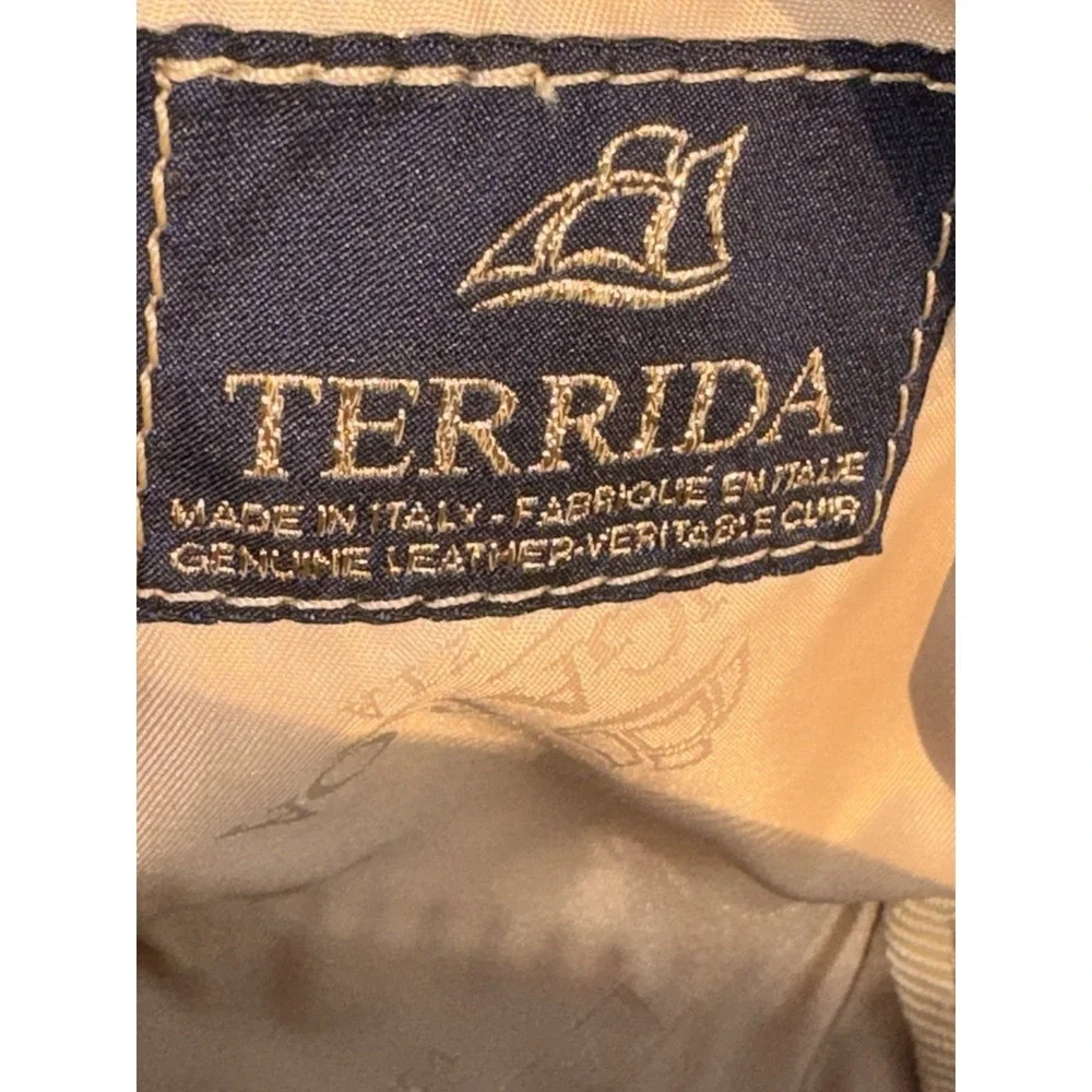 NWT Terrida Tangaroa Venice Leather And Hair On Hide Cosmetic Bag Plaid Sage Tan